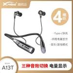 A13 four-speaker Bluetooth headset neck halter neck, new private model cross-border wireless in-ear sports Bluetooth