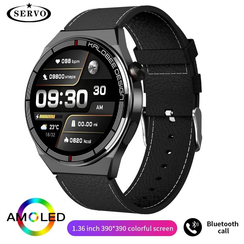 H4 Pro Max Smart Watch Men NFC Smartwatch Bluetooth Calls Wireless Charging Fitness Bracelet 1.36Inch HD Screen Waterproof Sport